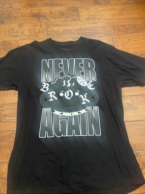 Never Broke Again Graphic Tee - Black